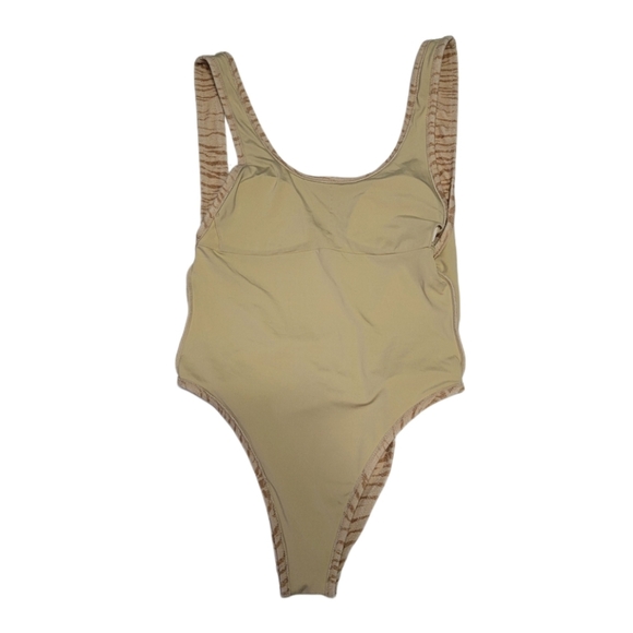 Free People It's Now Cool The Showtime One-piece Swimsuit/Bodysuit Tiger Terry - Picture 6 of 10